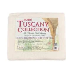 Tuscany Collection 100% Unbleached Cotton Crib Quilt BattingHobbs #TU45