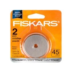 Fiskars Two Pack 45mm Titanium Rotary BladeFiskars #158290-1001