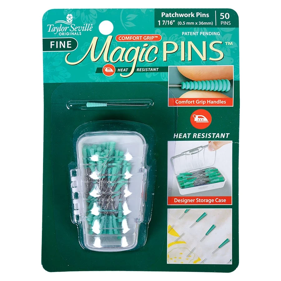 Taylor Seville 50 Count Fine Patchwork Magic PinsTaylor Seville #217221 4 Taylor Seville 50 Count Fine Patchwork Magic PinsTaylor Seville #217221 - Image 2