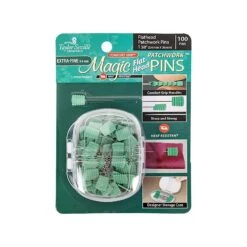 Taylor Seville 100 Count Extra Fine Flat Head Patchwork Magic PinsTaylor Seville #220146 -Quilt Muse Shop 22014 pack