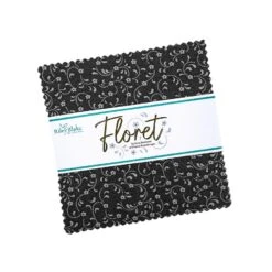 Black Floret 5" StackerGerri Robinson For Riley Blake Designs