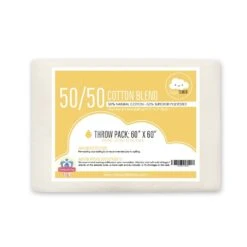 Throw 50/50 Cotton Blend Happy Cloud Quilt BattingFat Quarter Shop