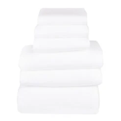 Throw 50/50 Cotton Blend Happy Cloud Quilt BattingFat Quarter Shop -Quilt Muse Shop 5050 stack 4