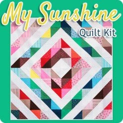 My Sunshine Quilt KitFeaturing Darling By Denyse Schmidt -Quilt Muse Shop 53221qk x top cs