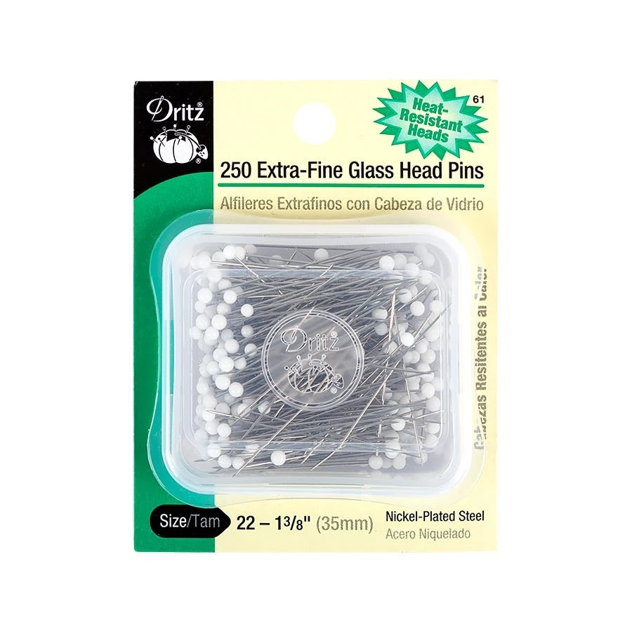 Dritz Extra-Fine Glass Head PinsDritz #61 5 Dritz Extra-Fine Glass Head PinsDritz #61 - Image 3