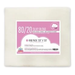 King 80/20 Silky Blend Happy Cloud Quilt BattingFat Quarter Shop