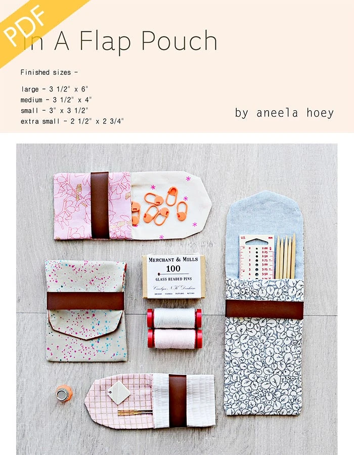 In A Flap Pouch Downloadable PDF Sewing PatternAneela Hoey 3 In A Flap Pouch Downloadable PDF Sewing PatternAneela Hoey
