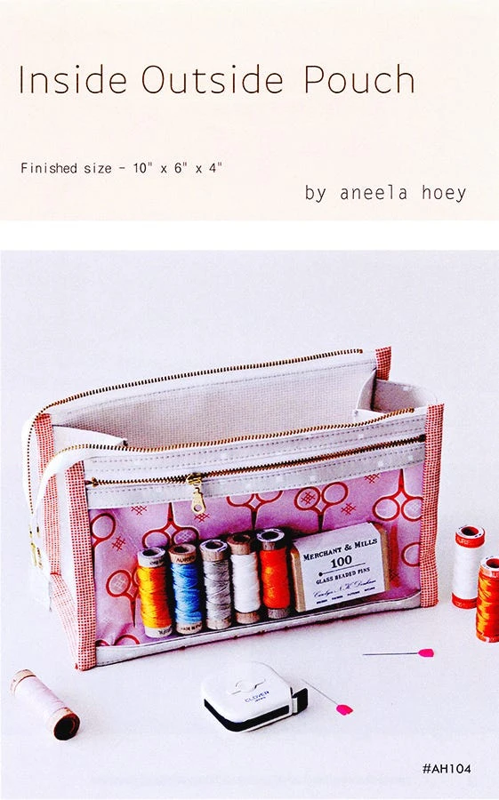Inside Outside Pouch Sewing PatternAneela Hoey #AH-104 3 Inside Outside Pouch Sewing PatternAneela Hoey #AH-104