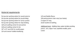 Make And Go Downloadable PDF Sewing PatternAneela Hoey -Quilt Muse Shop ah makeandgopouch requirements 10 20 22 3