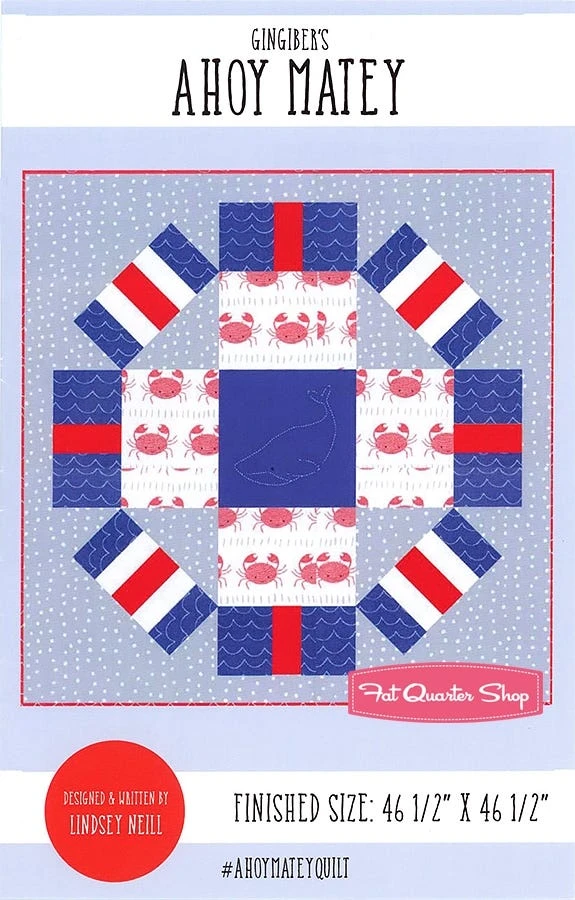 Ahoy Matey Quilt PatternGingiber #GB-014 3 Ahoy Matey Quilt PatternGingiber #GB-014