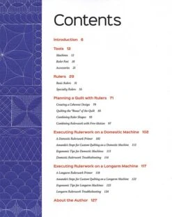 The Ultimate Guide To Rulerwork Quilting BookAmanda Murphy #CT11391 -Quilt Muse Shop am guidetorulerwork toc