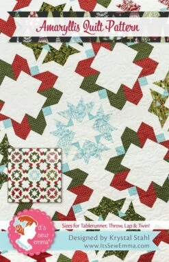 Amaryllis Quilt PatternIt's Sew Emma #ISE-257