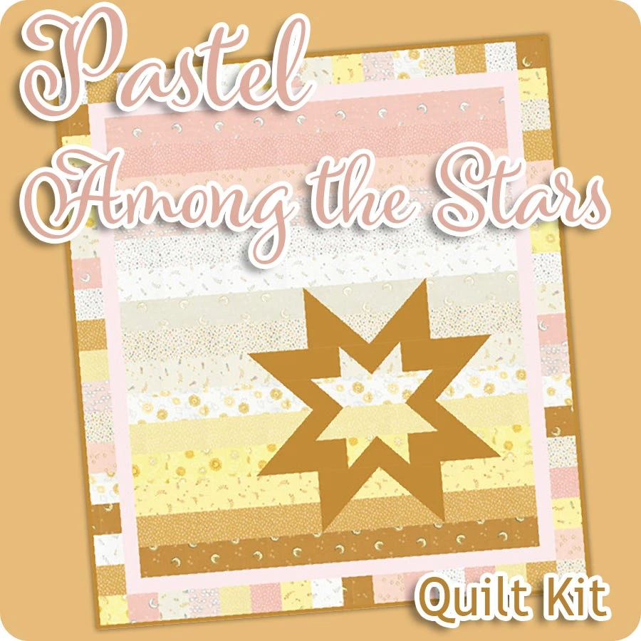 Pastel Among The Stars Quilt KitFeaturing Cozy Cotton Flannel By Robert Kaufman Fabrics 14 Pastel Among The Stars Quilt KitFeaturing Cozy Cotton Flannel By Robert Kaufman Fabrics - Image 12