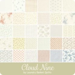 Cloud Nine 10" SquaresLaundry Basket Quilts For Andover Fabrics 15 Cloud Nine 10" SquaresLaundry Basket Quilts For Andover Fabrics -Quilt Muse Shop ando cloud nine ydg 900 new 4