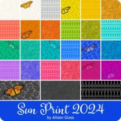 Sun Print 2024 Half Yard BundleAlison Glass For Andover Fabrics