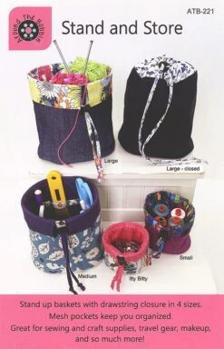 Stand And Store Sewing PatternAround The Bobbin #ATB-221