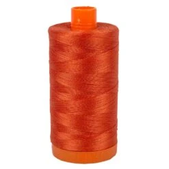 50wt Aurifil Red Orange 100% Cotton Mako ThreadAurifil #MK50-2245