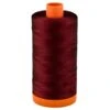 50wt Aurifil Dark Carmine Red 100% Cotton Mako ThreadAurifil #MK50-2460 1 50wt Aurifil Dark Carmine Red 100% Cotton Mako ThreadAurifil #MK50-2460 -Quilt Muse Shop aurifil mk50 2460