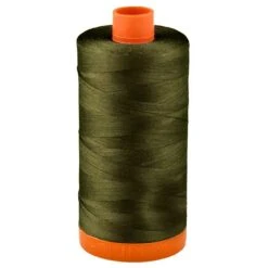 50wt Aurifil Army Green 100% Cotton Mako ThreadAurifil #MK50-2905