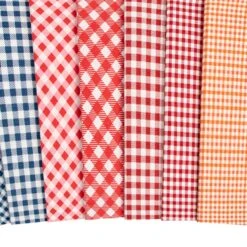 Cayenne Bee Ginghams One Yard BundleLori Holt For Riley Blake Designs -Quilt Muse Shop bee ginghams cayenne 1yb cu2 1