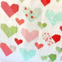Be Still My Heart Quilt KitFeaturing Lighthearted By Camille Roskelley -Quilt Muse Shop bestillmyheart cu2