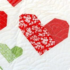 Be Still My Heart Quilt KitFeaturing Lighthearted By Camille Roskelley -Quilt Muse Shop bestillmyheart cu4
