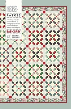 HoHo Holly Downloadable PDF Quilt PatternBasicGrey