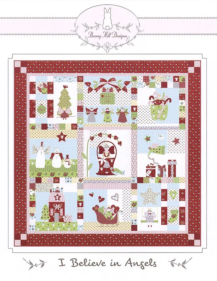 I Believe In Angels Block Of The Month Quilt PatternBunny Hill Designs #BHD-2181 3 I Believe In Angels Block Of The Month Quilt PatternBunny Hill Designs #BHD-2181