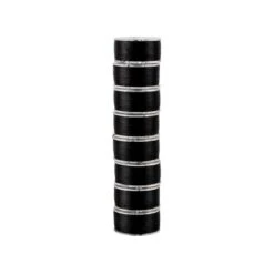 Black 15A Clear-Glide 8 Count Prewound BobbinsFil-Tec #13328-15A-F