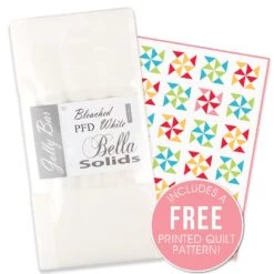 Bleached White PFD Bella Solids Jolly BarModa Fabrics