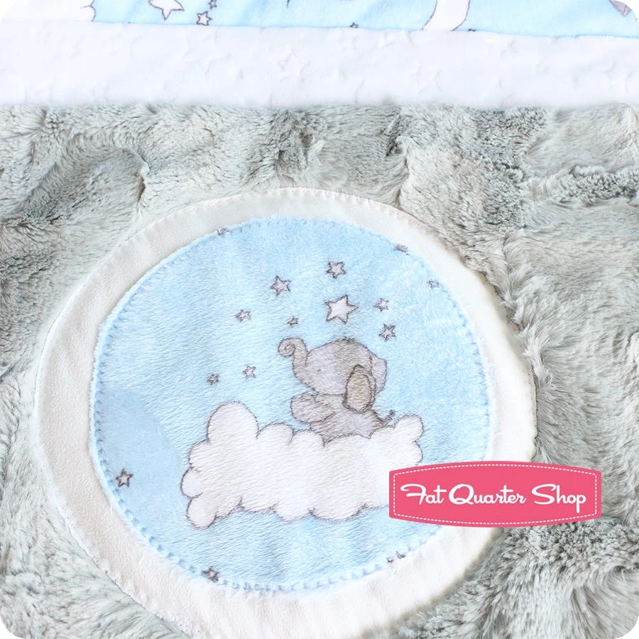 Blue Lucky Star Lullaby Cuddle KitFeaturing Cuddle Fabric By Shannon Fabrics 3 Blue Lucky Star Lullaby Cuddle KitFeaturing Cuddle Fabric By Shannon Fabrics - Image 2