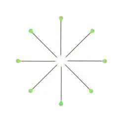 Bohin 80 Count Nile Green Glass Head PinsBohin #98851