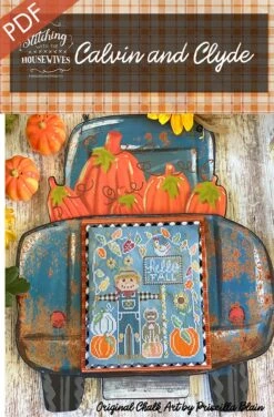 Calvin And Clyde Downloadable PDF Cross Stitch PatternStitching With The Housewives