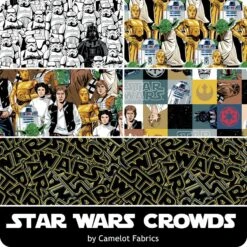 Star Wars Crowds Half Yard BundleCamelot Fabrics -Quilt Muse Shop cc starwarscrowds ydg cs 1