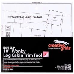 Creative Grids 10" Wonky Log Cabin Trim ToolCreative Grids #CGRJAW13