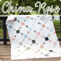 China Rose Quilt KitFeaturing Country Rose By Lella Boutique