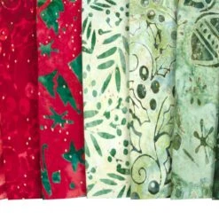 Christmastime Artisan Batiks 10" SquaresLunn Studios For Robert Kaufman Fabrics -Quilt Muse Shop christmastime artisan batiks cu3 1