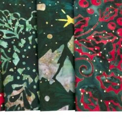 Christmastime Artisan Batiks 10" SquaresLunn Studios For Robert Kaufman Fabrics -Quilt Muse Shop christmastime artisan batiks cu5 1