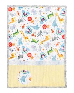 Lullaby Animal Crackers Quilt KitFeaturing Cuddle Fabric By Shannon Fabrics -Quilt Muse Shop cklullabyanimalcrackers