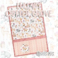 Lullaby Critter Grove Quilt KitFeaturing Cuddle By Shannon Fabrics -Quilt Muse Shop cklullabycrittergrove kit cs