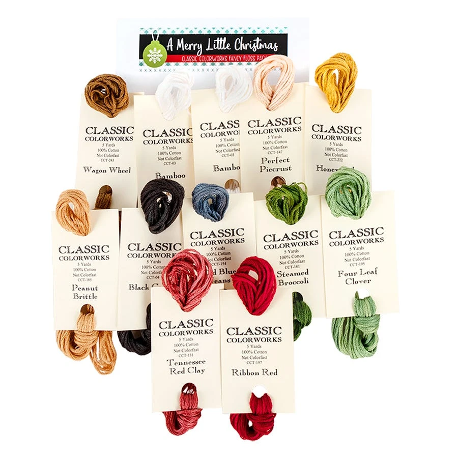 A Merry Little Christmas Classic Colorworks Fancy Floss PackThe Real Housewives Of Cross Stitch 3 A Merry Little Christmas Classic Colorworks Fancy Floss PackThe Real Housewives Of Cross Stitch