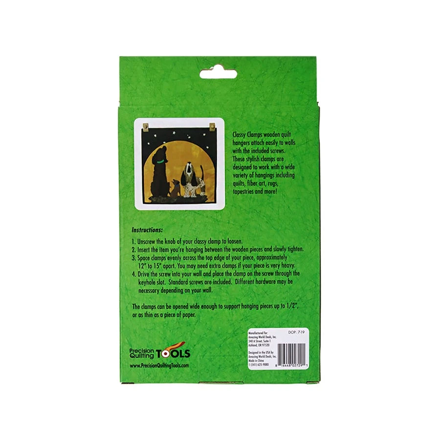 Small Light Wood Classy ClampsPrecision Quilting #CLALIGHTSM 7 Small Light Wood Classy ClampsPrecision Quilting #CLALIGHTSM - Image 5