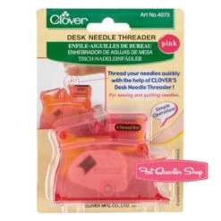 Clover Pink Desk Needle ThreaderClover #4073 7 Clover Pink Desk Needle ThreaderClover #4073 -Quilt Muse Shop clover deskneedlethreader pink