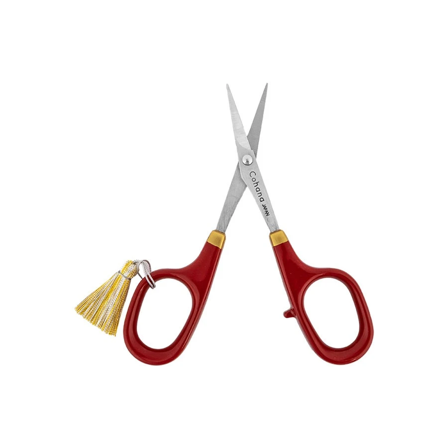 4.125” Vermillion Fine ScissorsCohana 4 4.125” Vermillion Fine ScissorsCohana - Image 2