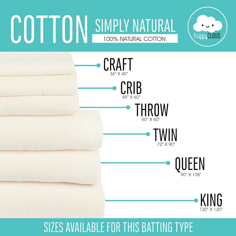 Craft Cotton Simply Natural Happy Cloud Quilt BattingFat Quarter Shop 5 Craft Cotton Simply Natural Happy Cloud Quilt BattingFat Quarter Shop - Image 3
