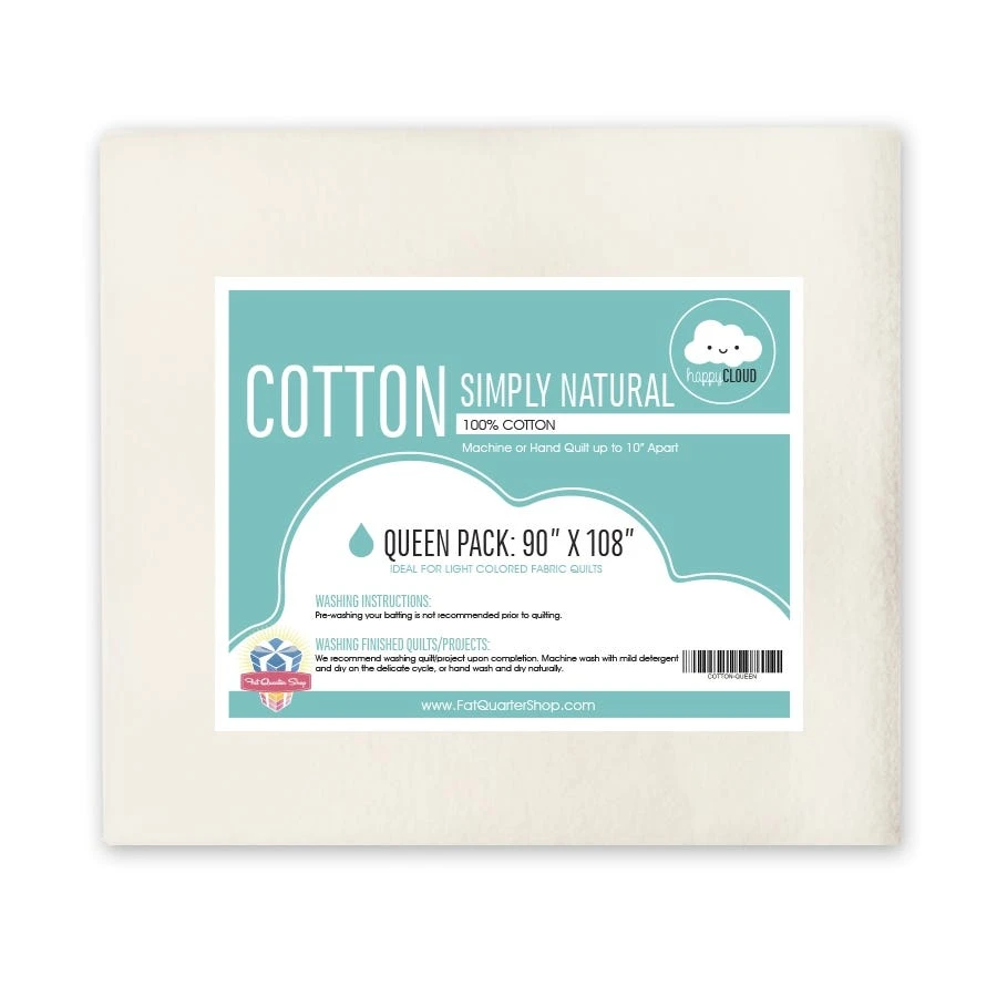 Queen Cotton Simply Natural Happy Cloud Quilt BattingFat Quarter Shop 3 Queen Cotton Simply Natural Happy Cloud Quilt BattingFat Quarter Shop