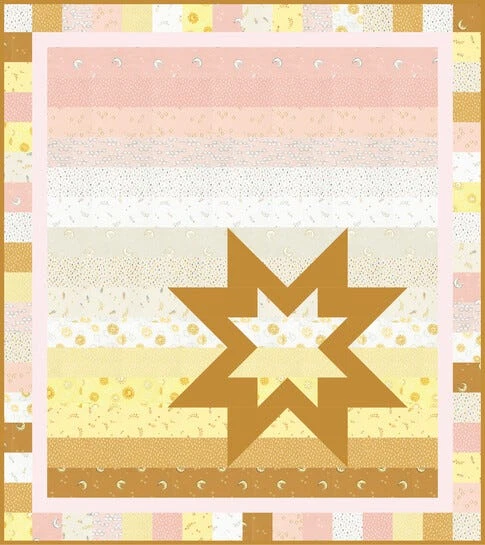 Pastel Among The Stars Quilt KitFeaturing Cozy Cotton Flannel By Robert Kaufman Fabrics 9 Pastel Among The Stars Quilt KitFeaturing Cozy Cotton Flannel By Robert Kaufman Fabrics - Image 7