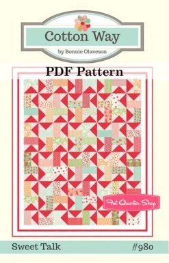 Sweet Talk Downloadable PDF Quilt PatternCotton Way