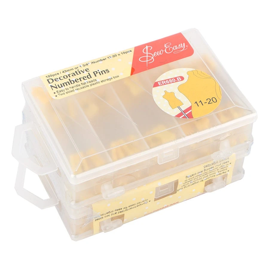 Decorative Numbered PinsSew Easy #ER680CT008 4 Decorative Numbered PinsSew Easy #ER680CT008 - Image 2