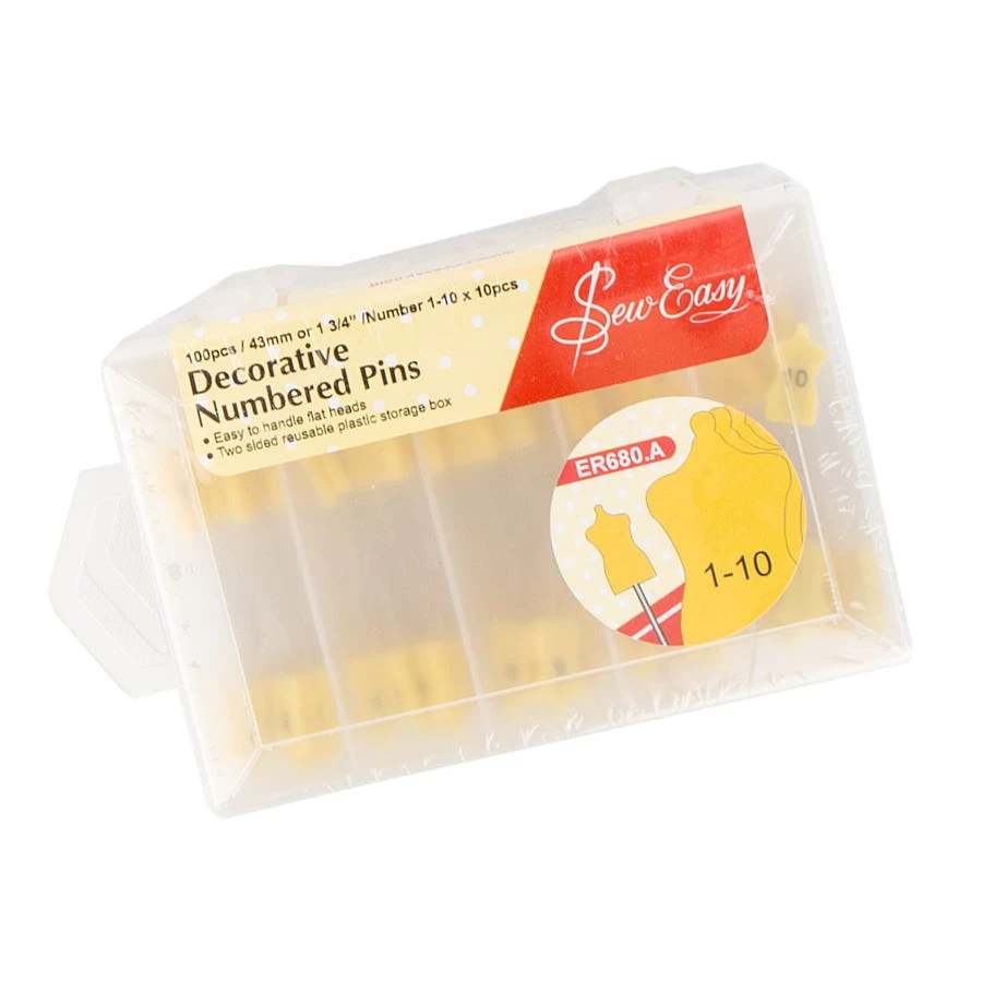 Decorative Numbered PinsSew Easy #ER680CT008 5 Decorative Numbered PinsSew Easy #ER680CT008 - Image 3